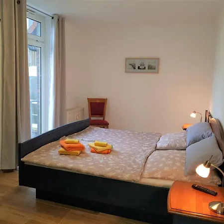 아파트 Ferienwohnung Abendrot Und Hafeneinfahrt
