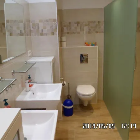 Ferienwohnung Abendrot Und Hafeneinfahrt 아파트 웨케문데